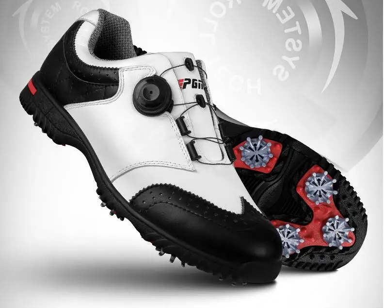 2017 patent Golf Shoes Mens waterproof Leather shoes send activities nail automatic revolving spikes golf shoes,Free shipping
2017 patent Golf Shoes Mens waterproof Leather shoes send activities nail automatic revolving spikes golf shoes,Free shipping