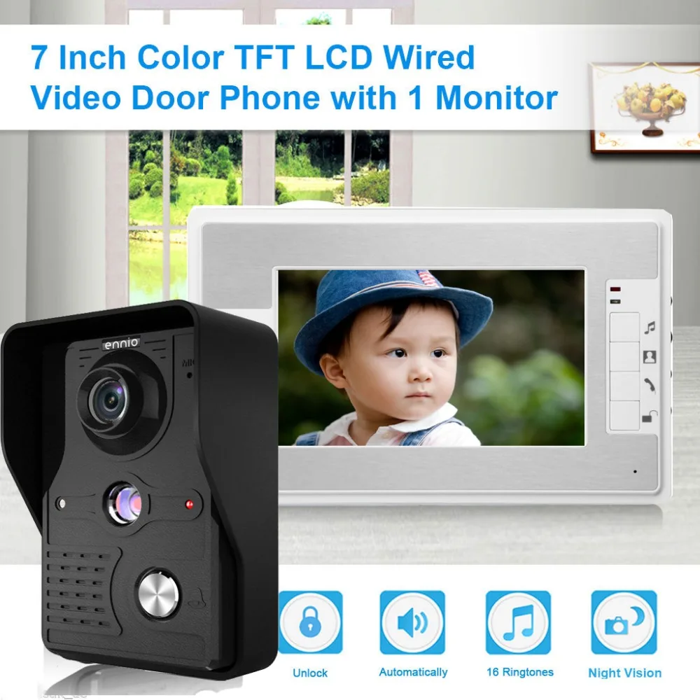 Проводная система видеодомофона tft LCD 7 дюймов для домашнего и внутреннего монитора 700TVL наружная ИК-камера
Проводная система видеодомофона tft LCD 7 дюймов для домашнего и внутреннего монитора 700TVL наружная ИК-камера