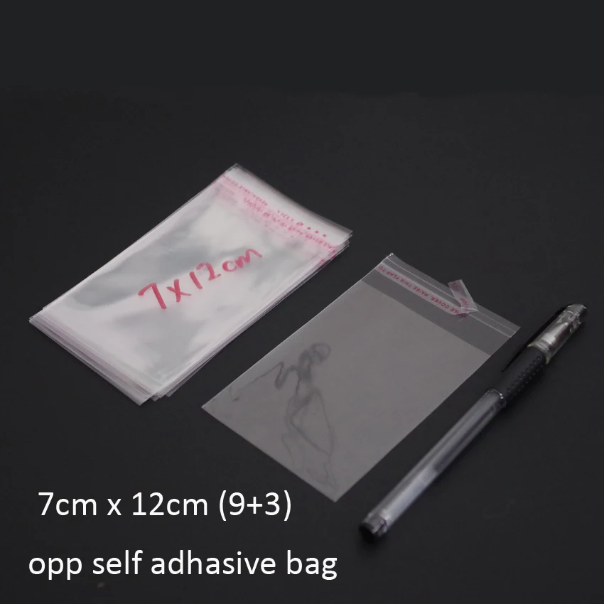 1000pcs Resealable Bopp/poly/ Cellophane Bags 7x12cm(9.5+2.5) Transparent Opp Gift Plastic Packaging Bag Self Adhesive Seal
1000pcs Resealable Bopp/poly/ Cellophane Bags 7x12cm(9.5+2.5) Transparent Opp Gift Plastic Packaging Bag Self Adhesive Seal
