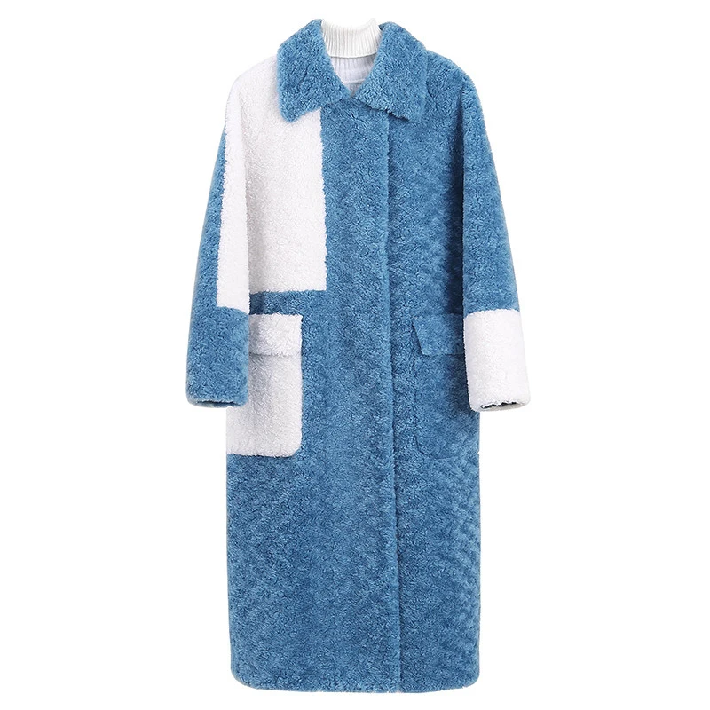 Plus size Winter Women Fashion Long Woolen Coats Raglan Sleeves Stitch Woolen Jacket Imitation Iamb Fur Grass Slim Overcoat 1050
Plus size Winter Women Fashion Long Woolen Coats Raglan Sleeves Stitch Woolen Jacket Imitation Iamb Fur Grass Slim Overcoat 1050