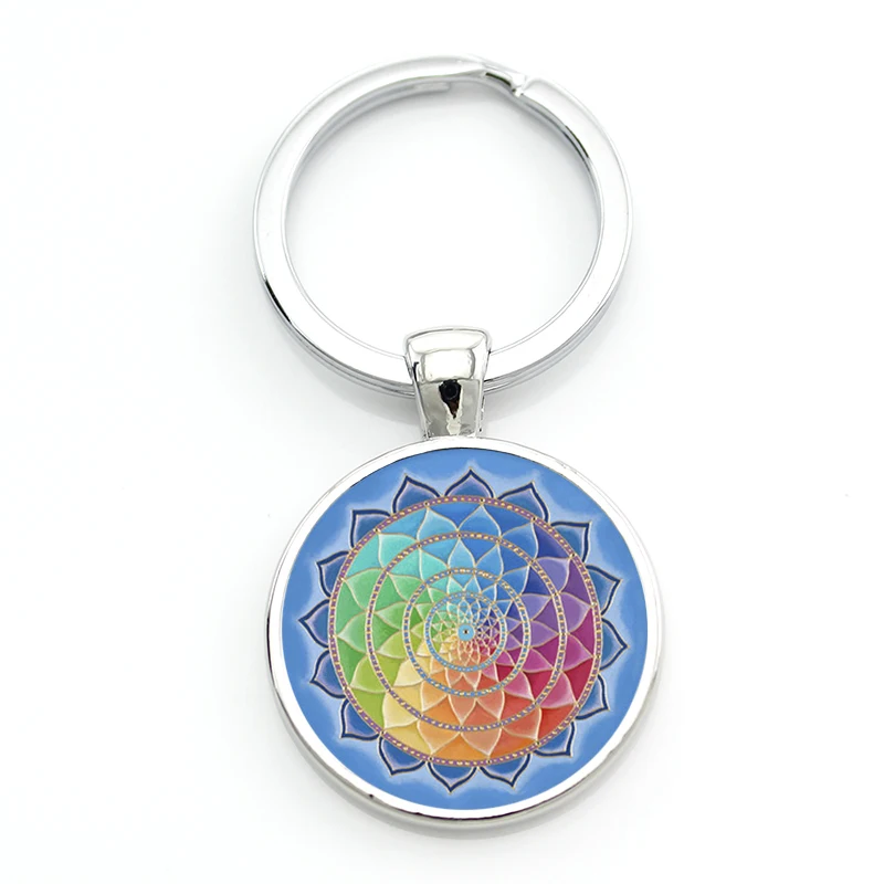 TAFREE 2017 new mandala flower of life keychain classic budddhist sacred geometry women key chain holder for car bag CT323
TAFREE 2017 new mandala flower of life keychain classic budddhist sacred geometry women key chain holder for car bag CT323