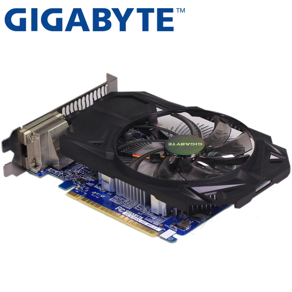 Видеокарта GIGABYTE GTX750 1 ГБ 128 бит GDDR5 графические карты для nVIDIA Geforce оригинальный GTX 750