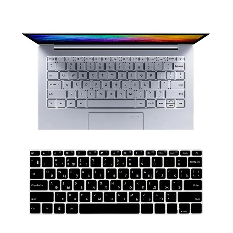 Чехол с русской клавиатурой защитный чехол для Xiaomi Mi Notebook игровой 15 Air 12 5 13 3 6 Pro