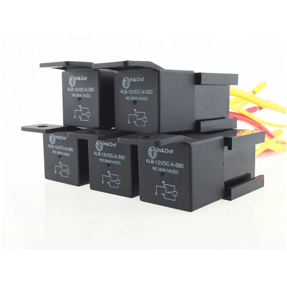 2021 NEW 5 PCS Car Truck Boat 4 PIN High Power Car Relay 12v 80A with Relay Harness Socket
2021 NEW 5 PCS Car Truck Boat 4 PIN High Power Car Relay 12v 80A with Relay Harness Socket