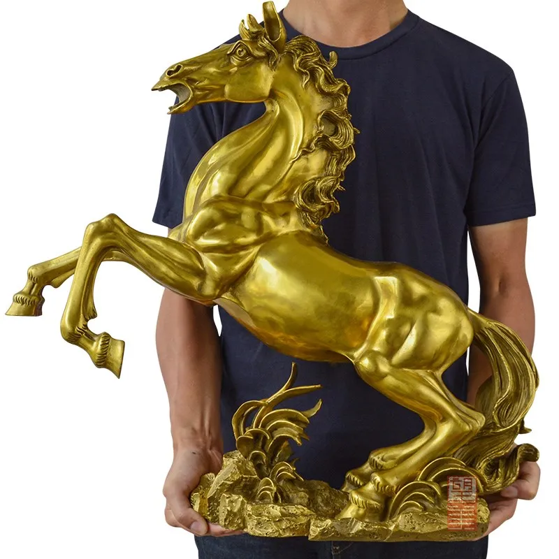 huge -Business Efficacious Money Drawing Talisman House Protection -Home office Golden FENG SHUI KAI GUANG Bronze horse statue
huge -Business Efficacious Money Drawing Talisman House Protection -Home office Golden FENG SHUI KAI GUANG Bronze horse statue
