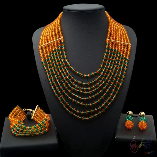 Yulaili Free Shipment High Quality Artificial Design Ladies Crystal Beads Three Jewelry Sets
Yulaili Free Shipment High Quality Artificial Design Ladies Crystal Beads Three Jewelry Sets