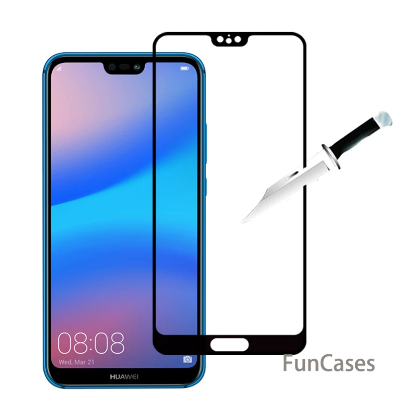 Защитный Стекло для huawei P20 Lite Pro Чехол закаленное P Smart плюс Y5 Y6 Y7 Prime 2018 Обложка Hawei