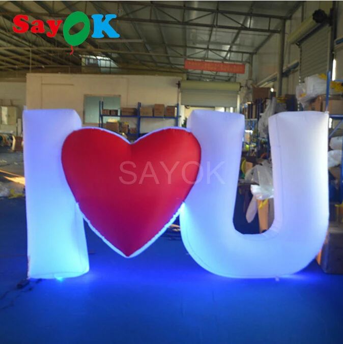 Sayok, романтическая гигантская надувная надпись на любовь, светодиодный ная светодиодная надпись для вечеринки украшение для сцены на мероп...
Sayok, романтическая гигантская надувная надпись на любовь, светодиодный ная светодиодная надпись для вечеринки украшение для сцены на мероп...