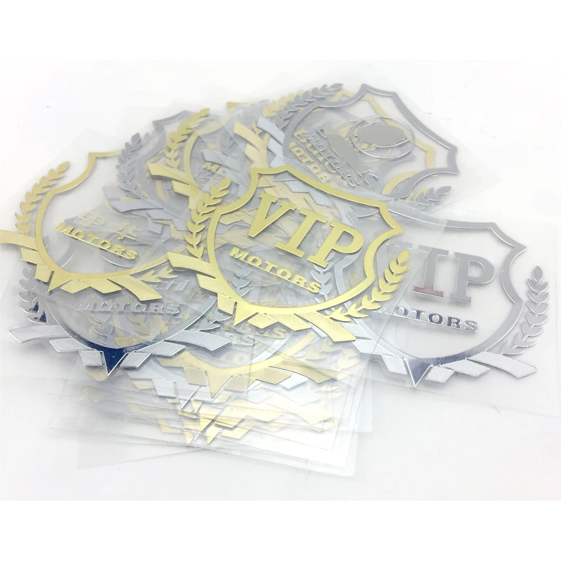 6cm*5.5cm Badge Nickel Metal Car Emblem Thin Decal Sticker Window body sticker Car Styling 2pcs 
6cm*5.5cm Badge Nickel Metal Car Emblem Thin Decal Sticker Window body sticker Car Styling 2pcs