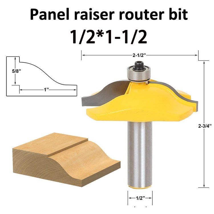 Freeshipping Panel Raiser Router Bit Shallow Bevel 1/2-Inch Shank for Wood carving cutter
Freeshipping Panel Raiser Router Bit Shallow Bevel 1/2-Inch Shank for Wood carving cutter