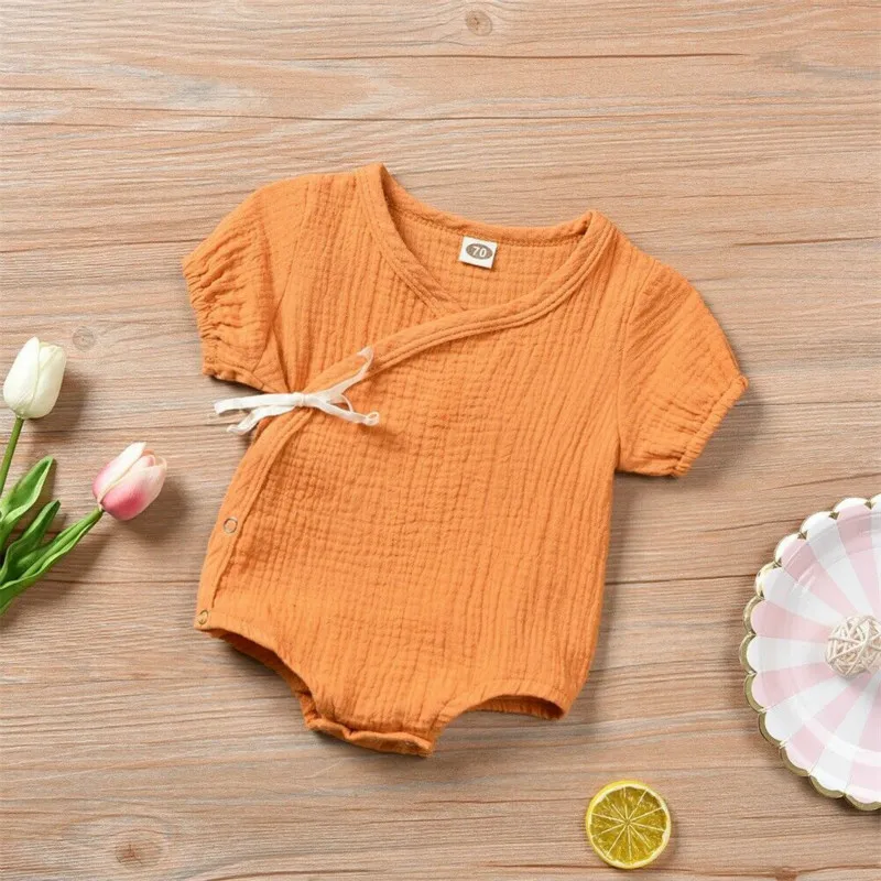 0-18M Newborn Babies Summer Linen Bodysuit Baby Boy Girl Surplice Playsuit Linen Clothes Toddler Sunsuit Outfit
0-18M Newborn Babies Summer Linen Bodysuit Baby Boy Girl Surplice Playsuit Linen Clothes Toddler Sunsuit Outfit