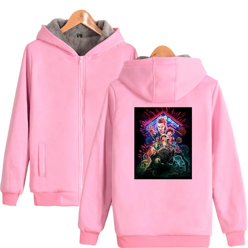 Stranger Things Printed Parkas Women/Men Long Sleeve Zipper Hooded Warm Coats 2019 Hot Sale Casual Streetwear Winter Clothes
Stranger Things Printed Parkas Women/Men Long Sleeve Zipper Hooded Warm Coats 2019 Hot Sale Casual Streetwear Winter Clothes