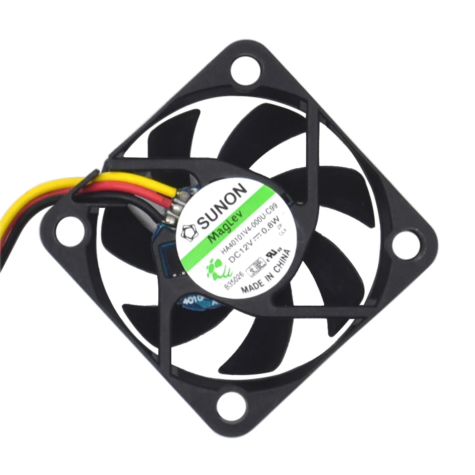 2pcs HA40101V4-0000-c99 4010 40MM 4CM 40*40*10 Cooling fan 12V 0.8W 0.06A 3pin Support velocimetry
2pcs HA40101V4-0000-c99 4010 40MM 4CM 40*40*10 Cooling fan 12V 0.8W 0.06A 3pin Support velocimetry