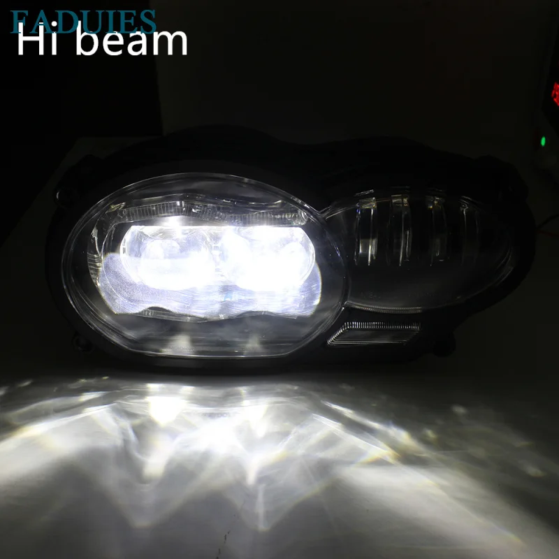 Aluminium Daylight Headlight LED for BMW R1200GS '05-'12 & R1200GS Adventure '06-'13 (fit oil cooler)
Aluminium Daylight Headlight LED for BMW R1200GS '05-'12 & R1200GS Adventure '06-'13 (fit oil cooler)