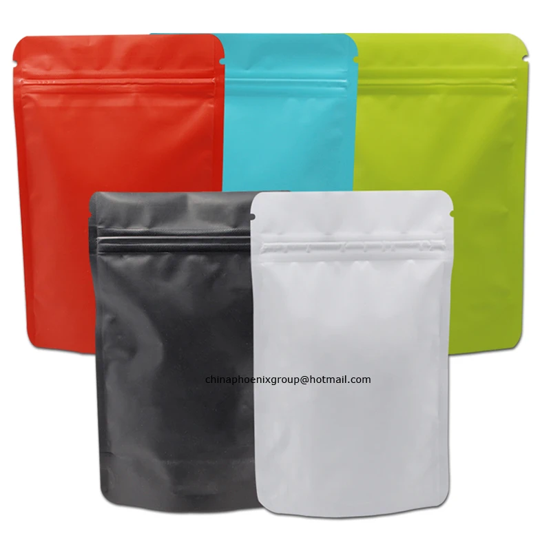 10pcs Stand Up Colored Matte Pure Aluminum Foil Zip Lock Bag Heat Seal Valve Doypack Mylar Coffee Powder Packaging Zip Bags
10pcs Stand Up Colored Matte Pure Aluminum Foil Zip Lock Bag Heat Seal Valve Doypack Mylar Coffee Powder Packaging Zip Bags