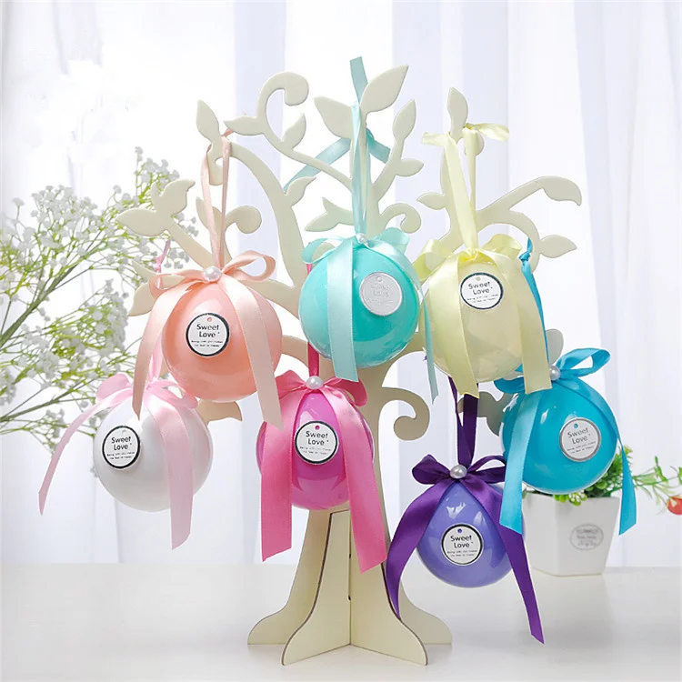 60 X Europe Romantic Wedding Dia8cm Macaron Ball Plastic Christmas Tree Decorative Colorful Candy Box With Hanging Hole
60 X Europe Romantic Wedding Dia8cm Macaron Ball Plastic Christmas Tree Decorative Colorful Candy Box With Hanging Hole