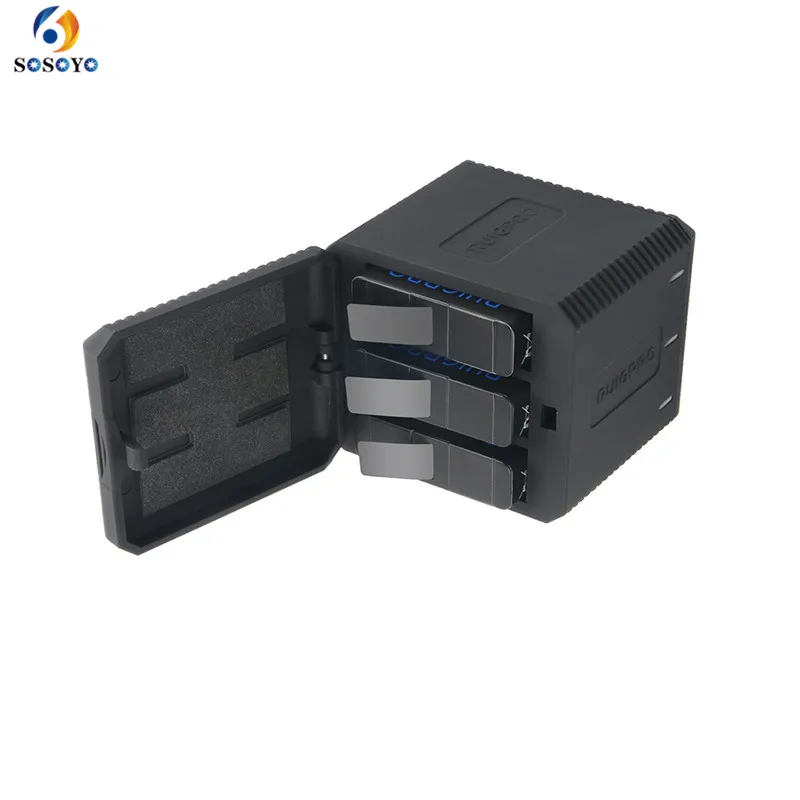 3-Way Storage Battery charger LED Charging Carry Case Box Battery Housing with USB Type-C Cable For GoPro Hero 6 5 Accessories
3-Way Storage Battery charger LED Charging Carry Case Box Battery Housing with USB Type-C Cable For GoPro Hero 6 5 Accessories