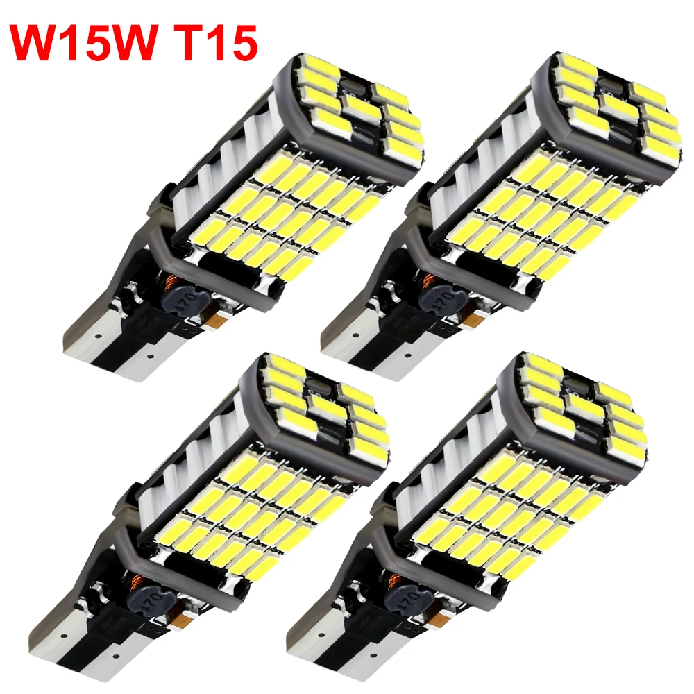 4pcs W16W T15 LED Bulbs 921 920 912 Canbus Error Free Backup Reverse Light 4014 45 SMD 6000K White Auto Car Parking Lamp DC 12V
4pcs W16W T15 LED Bulbs 921 920 912 Canbus Error Free Backup Reverse Light 4014 45 SMD 6000K White Auto Car Parking Lamp DC 12V