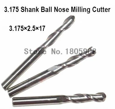 10pcs 3.175*2.5*17mm Two Flutes Ball Nose End Mill, Carbide Engraving Bits, CNC Milling Cutters, 3D Relief on Wood,PVC,Nylon,ABS
10pcs 3.175*2.5*17mm Two Flutes Ball Nose End Mill, Carbide Engraving Bits, CNC Milling Cutters, 3D Relief on Wood,PVC,Nylon,ABS