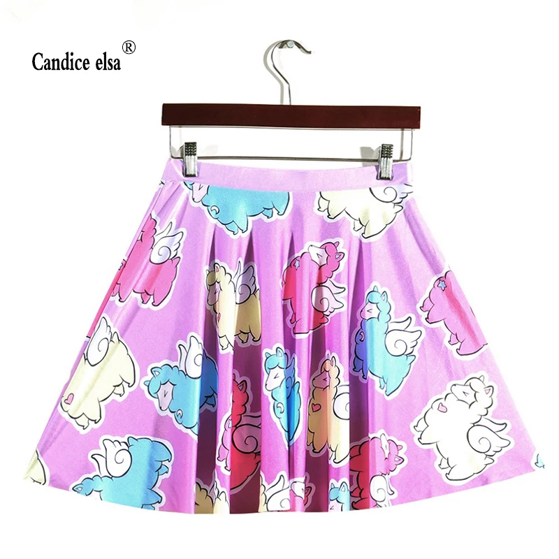 CANDICE ELSA woman skirts digital printing wholesale angel on purple pleated skirt sheep Skt1088
CANDICE ELSA woman skirts digital printing wholesale angel on purple pleated skirt sheep Skt1088