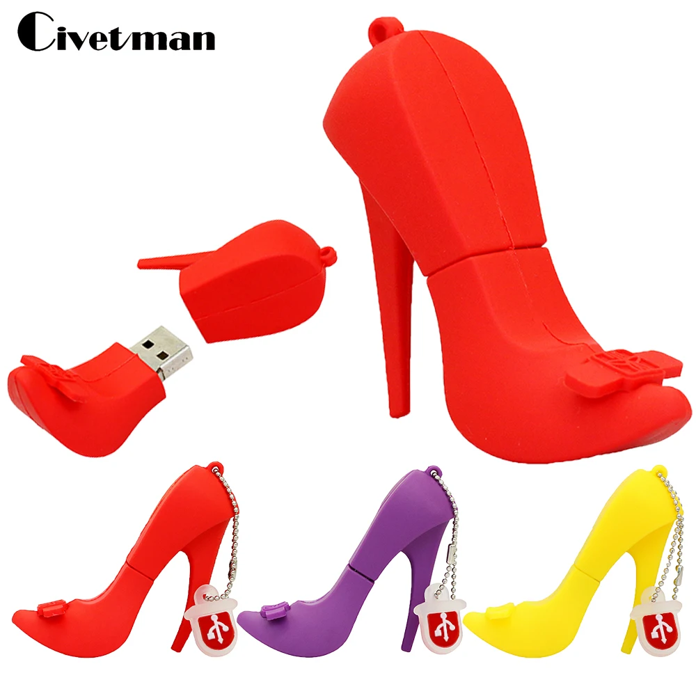 Pendrive Cartoon High Heels 4GB 8GB 16GB 32GB 64GB 128GB Pendrives Red Shoes USB Flash Drive 256GB USB Memory Stick Pen Driver
Pendrive Cartoon High Heels 4GB 8GB 16GB 32GB 64GB 128GB Pendrives Red Shoes USB Flash Drive 256GB USB Memory Stick Pen Driver