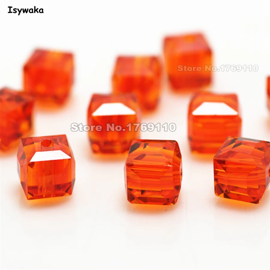 Isywaka 100pcs 8mm Orange Red Color Square Austria Crystal Beads charm Glass Beads Loose Spacer Bead for DIY Jewelry Making
Isywaka 100pcs 8mm Orange Red Color Square Austria Crystal Beads charm Glass Beads Loose Spacer Bead for DIY Jewelry Making