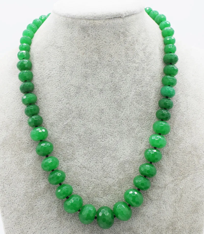 green jade roundel faceted 8-20mm necklace 18inch wholesale beads nature FPPJ woman 2017
green jade roundel faceted 8-20mm necklace 18inch wholesale beads nature FPPJ woman 2017