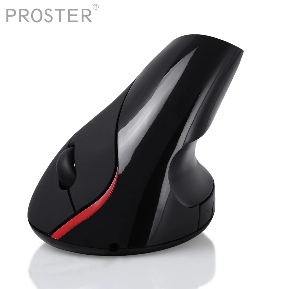 PROZOR New 2.4G Ergonomic Design Vertical Wireless Optical Mouse Silver Grey 1200dpi 2.4GHz Wireless
PROZOR New 2.4G Ergonomic Design Vertical Wireless Optical Mouse Silver Grey 1200dpi 2.4GHz Wireless