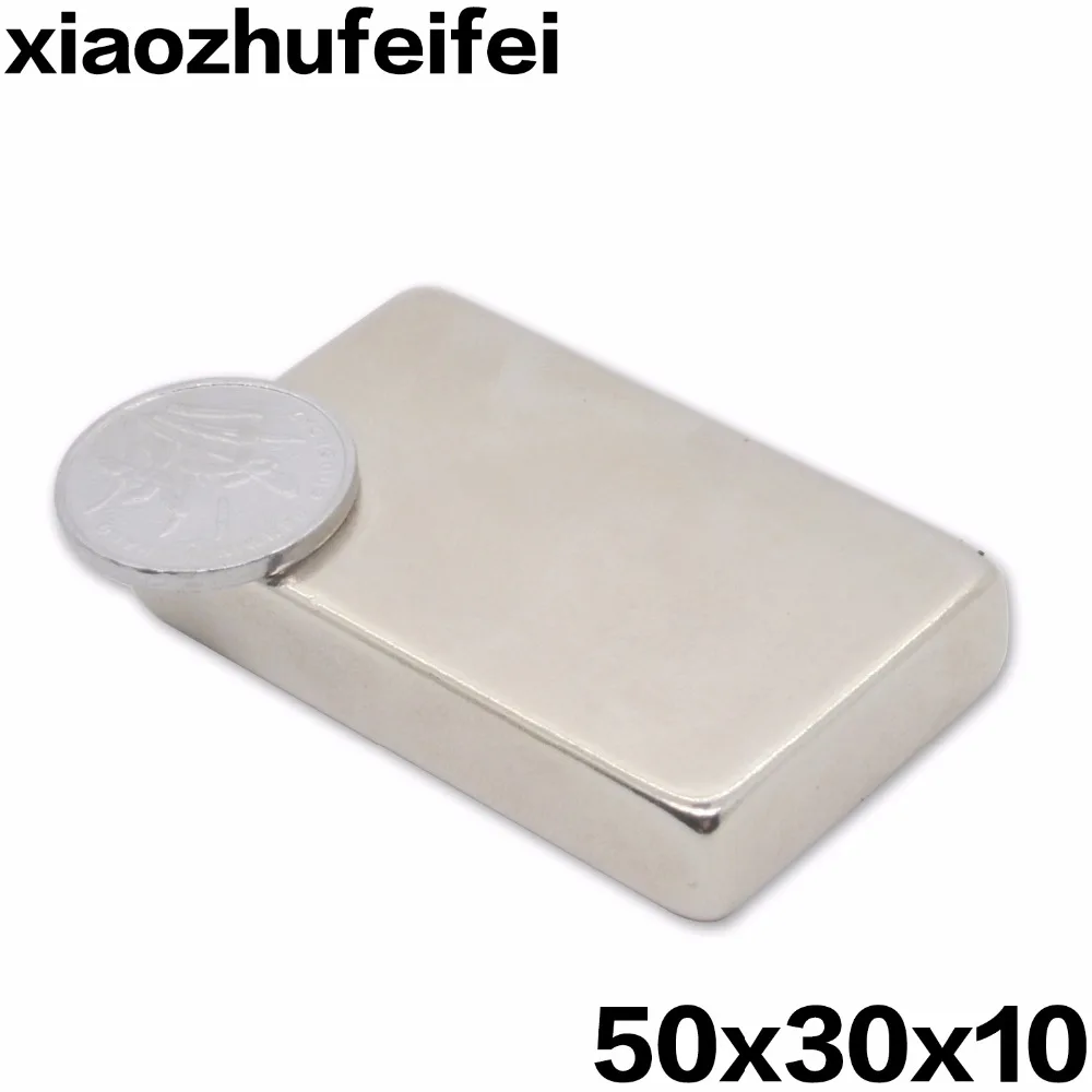Неодимовый магнит супер мощный 32 шт. 50*30*10 мм 50x30x10 N35 редкоземельные магниты 50 * 30 10