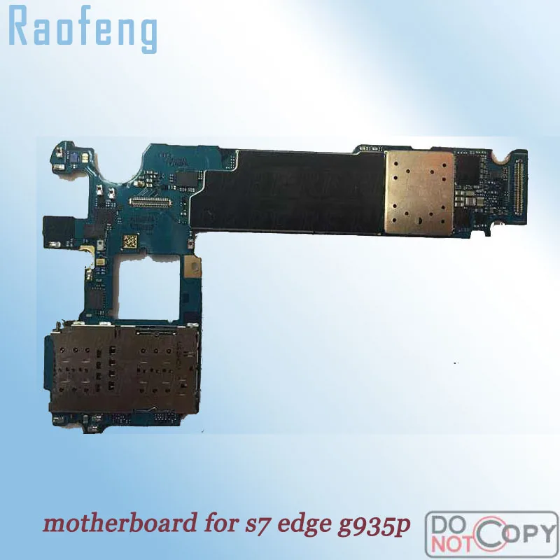 Разблокированная материнская плата Raofeng для Samsung galaxy S7 edge G935p полнофункциональная