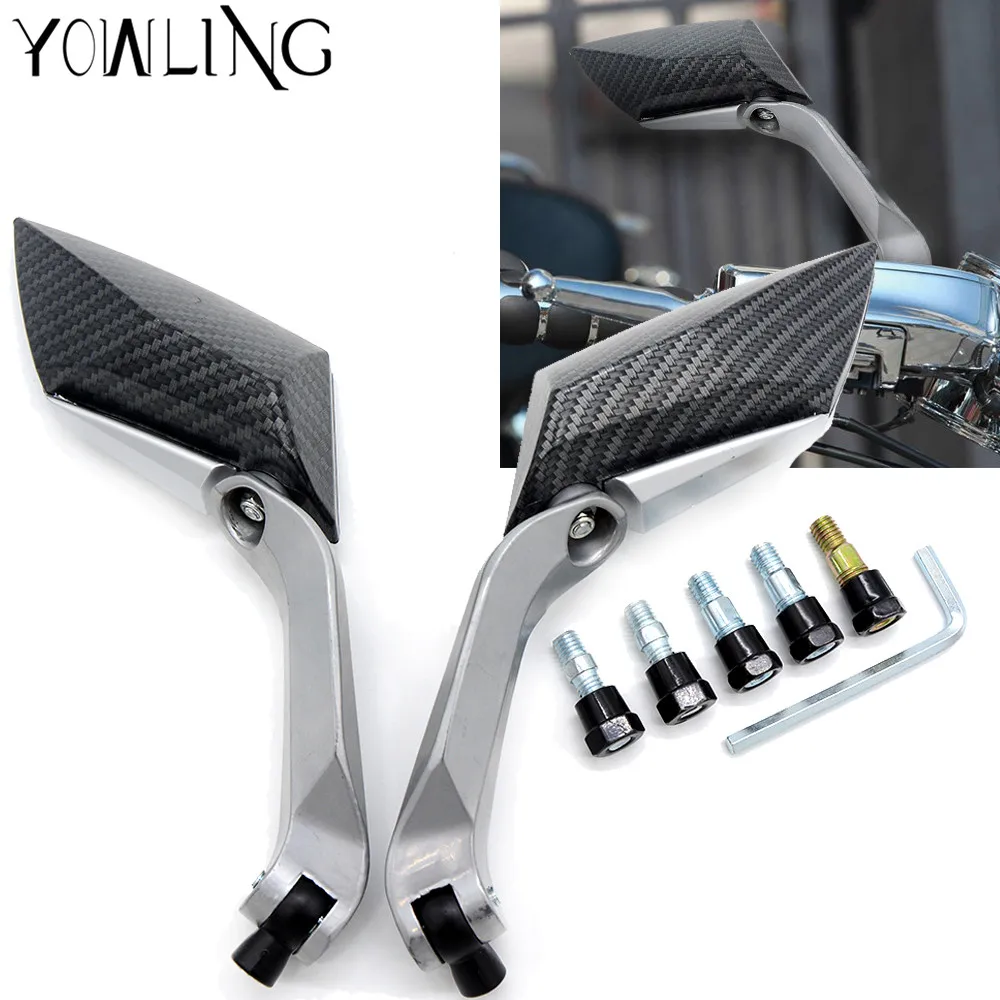 Black Motorcycle Rear View Mirrors Universal Handlebar Side Rearview Mirror 8mm 10mm for Honda Suzuki Yamaha Kawasaki Scooter 
Black Motorcycle Rear View Mirrors Universal Handlebar Side Rearview Mirror 8mm 10mm for Honda Suzuki Yamaha Kawasaki Scooter