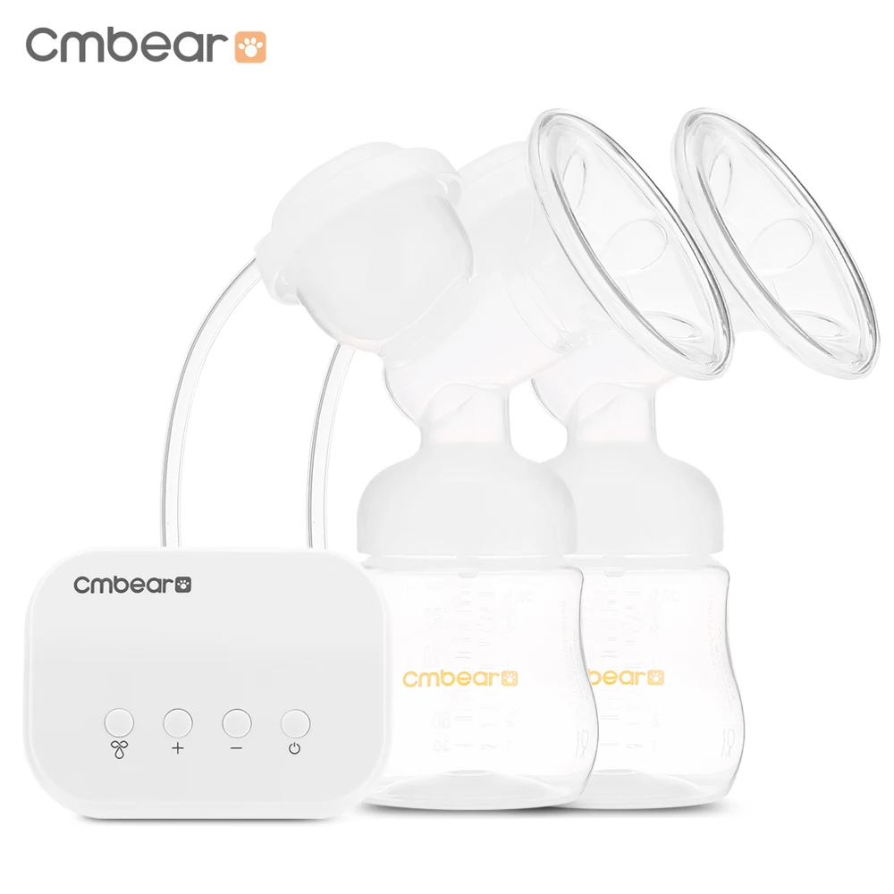 Cmbear двойной Электрический молокоотсос USB BPA бесплатно с молоком бутылки анти