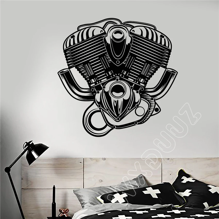 WXDUUZ Vinyl Wall Decal Motorcycle Engine Speed Car Service Stickers Art Wall Stickers Decor Removable Wall Decals B264
WXDUUZ Vinyl Wall Decal Motorcycle Engine Speed Car Service Stickers Art Wall Stickers Decor Removable Wall Decals B264