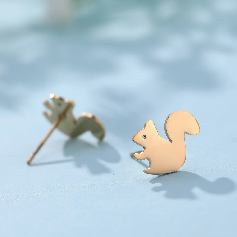 Skyrim Animal Elephant Mini Stud Earrings Stainless Steel Squirrel Dragonfly Korean Earring for Women Girls Kids Jewelry Gift
Skyrim Animal Elephant Mini Stud Earrings Stainless Steel Squirrel Dragonfly Korean Earring for Women Girls Kids Jewelry Gift