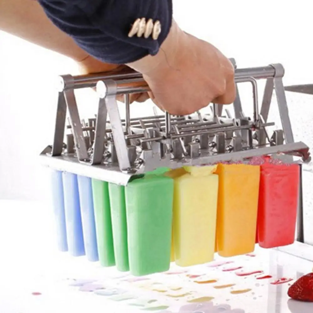 20Pcs/Batch Commercial Freezer Mould Ice Pop Mold Popsicle Durable Stainless Steel Ice-cream Mould Lolly with 20Pc Stick Holder
20Pcs/Batch Commercial Freezer Mould Ice Pop Mold Popsicle Durable Stainless Steel Ice-cream Mould Lolly with 20Pc Stick Holder