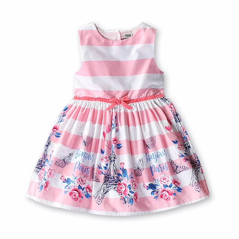 Summer Girls Dress Stripe Prited Dress For Girl New Arrival Kids Princess Dresses Cotton Child Costume Children's Clothing 2-9 Y
Summer Girls Dress Stripe Prited Dress For Girl New Arrival Kids Princess Dresses Cotton Child Costume Children's Clothing 2-9 Y