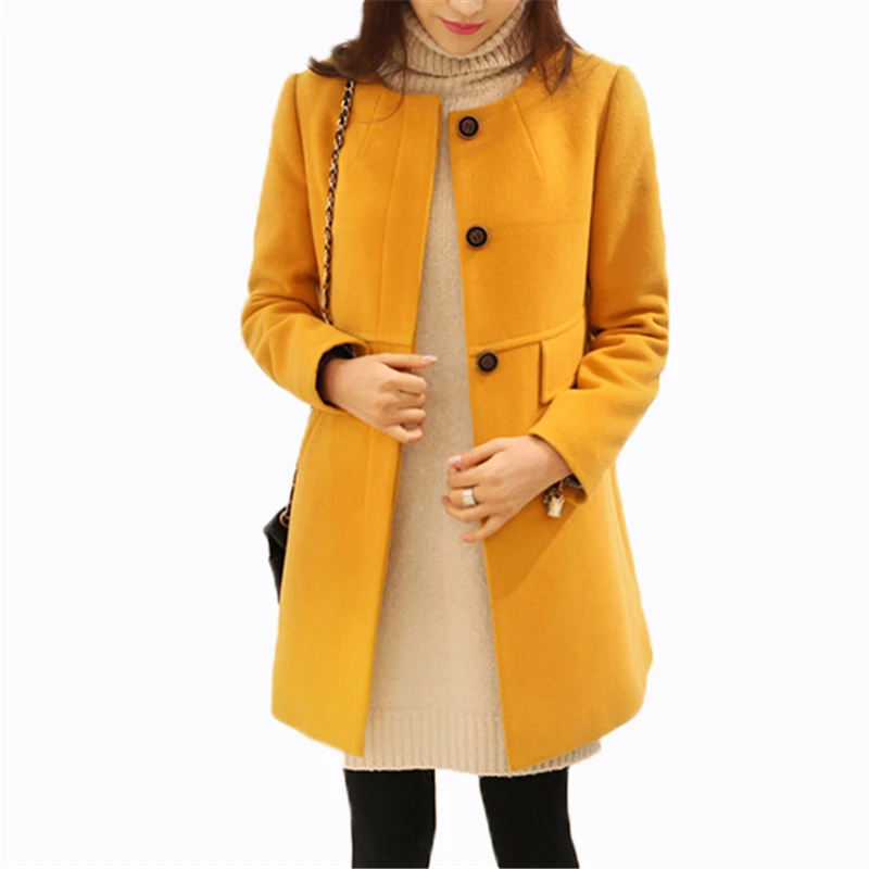 Winter Women Woolen coat autumn winter new large size women's long loose Big Size Female woolen coat Casual wool coat J806
Winter Women Woolen coat autumn winter new large size women's long loose Big Size Female woolen coat Casual wool coat J806