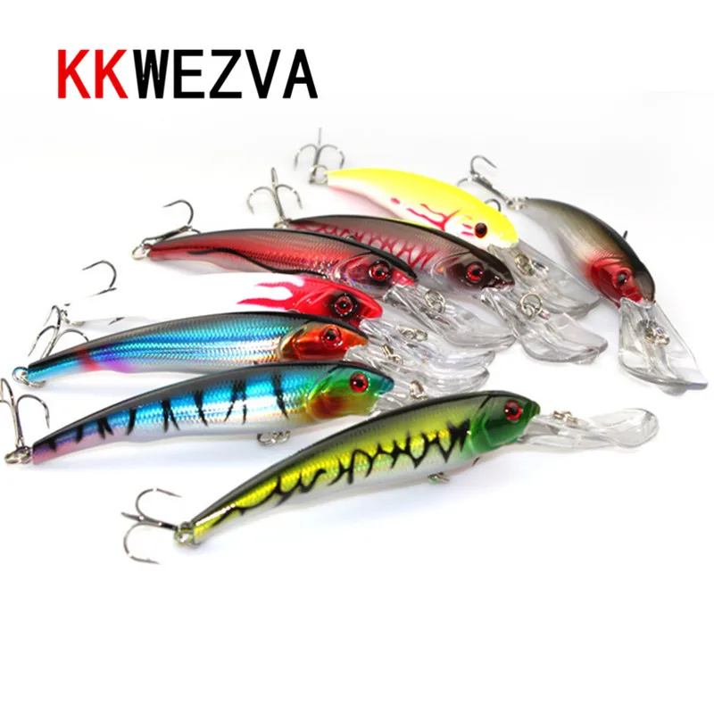 KKWEZVA Big Games 29g 16.5cm Minnow fishing lures deepswim saltwater hard bait Plastic Crank bait Swimbait sinking wobbler
KKWEZVA Big Games 29g 16.5cm Minnow fishing lures deepswim saltwater hard bait Plastic Crank bait Swimbait sinking wobbler