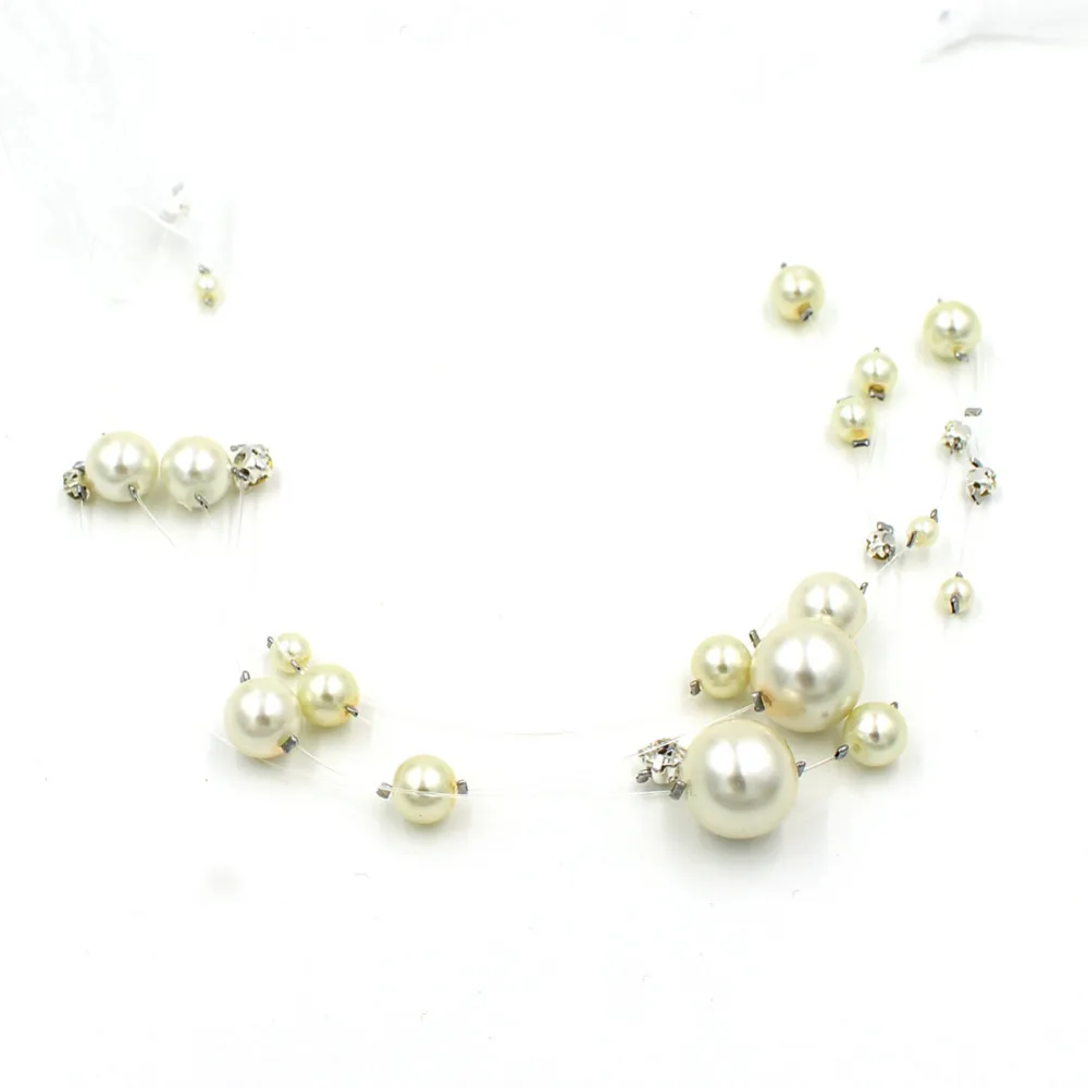 Elegant Pearl Rhinestone Wedding Headband Tiara Handmade Bridal Hair Vine Jewelry Women Accessories
Elegant Pearl Rhinestone Wedding Headband Tiara Handmade Bridal Hair Vine Jewelry Women Accessories