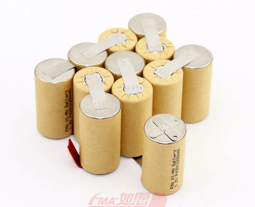 NiMH или Ni Cd аккумуляторная батарея 14 4 в 1200 1500 1600 1800 2200 3000 мАч|battery diy|ni-cd 14.4vbattery battery |