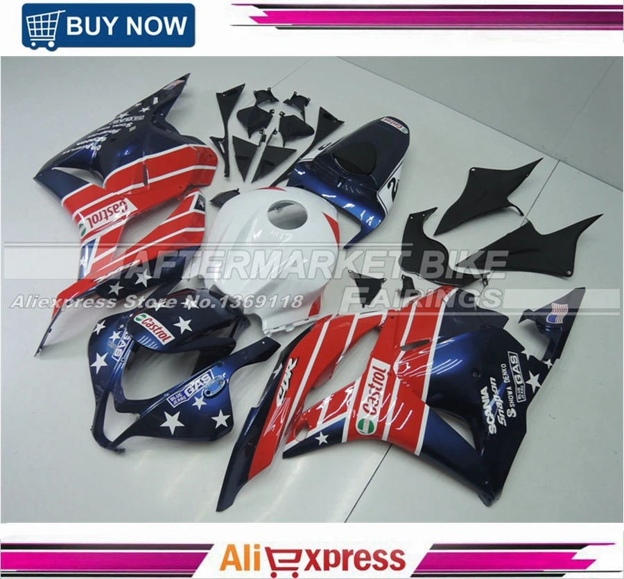 STAR-CASTROL Motorcycle Fairing Kit For Honda CBR600RR 2009 2010 2011 2012 All Year NEW
STAR-CASTROL Motorcycle Fairing Kit For Honda CBR600RR 2009 2010 2011 2012 All Year NEW