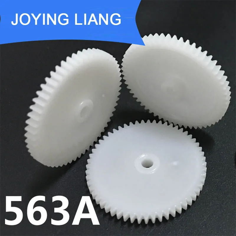 563A 0.5M 56 Teeth 3mm Shaft Tight Pom Plastic Pinion Gear Toy Model Gear (1000pcs/lot)
563A 0.5M 56 Teeth 3mm Shaft Tight Pom Plastic Pinion Gear Toy Model Gear (1000pcs/lot)