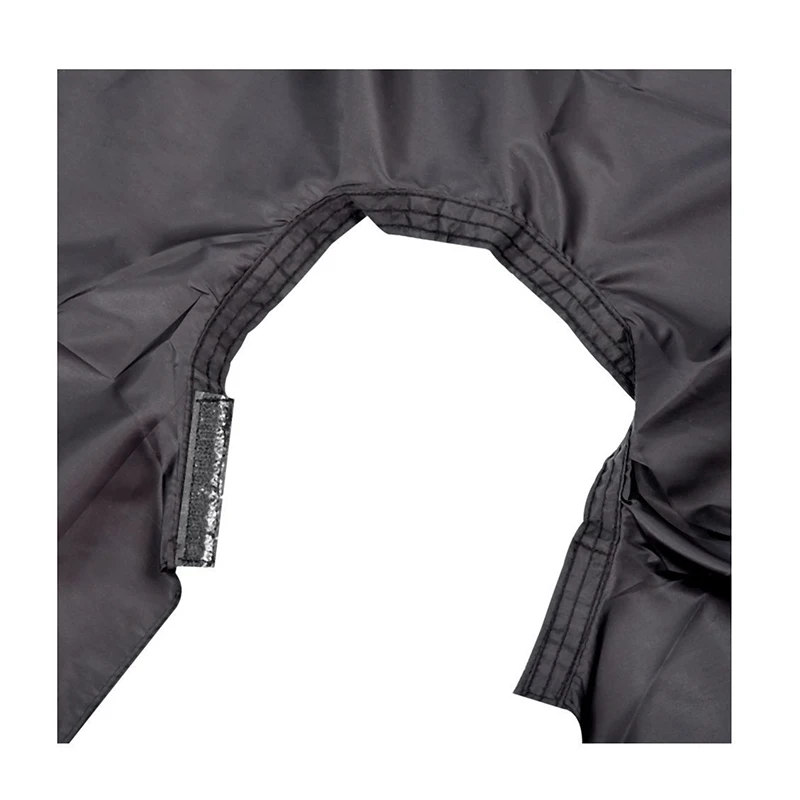 Черное платье-накидка ручной работы для парикмахерских водонепроницаемая ткань