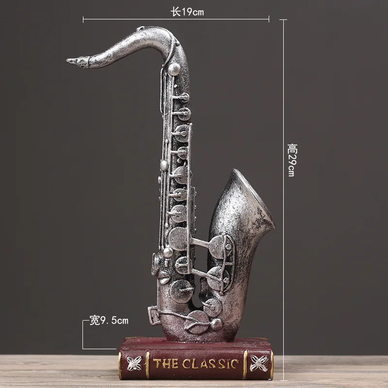 American Retro Sax Instruments Model The Living Room Shelf Clothing Shop Window Decoration Loft Restaurant Creative DECOR Gift
American Retro Sax Instruments Model The Living Room Shelf Clothing Shop Window Decoration Loft Restaurant Creative DECOR Gift