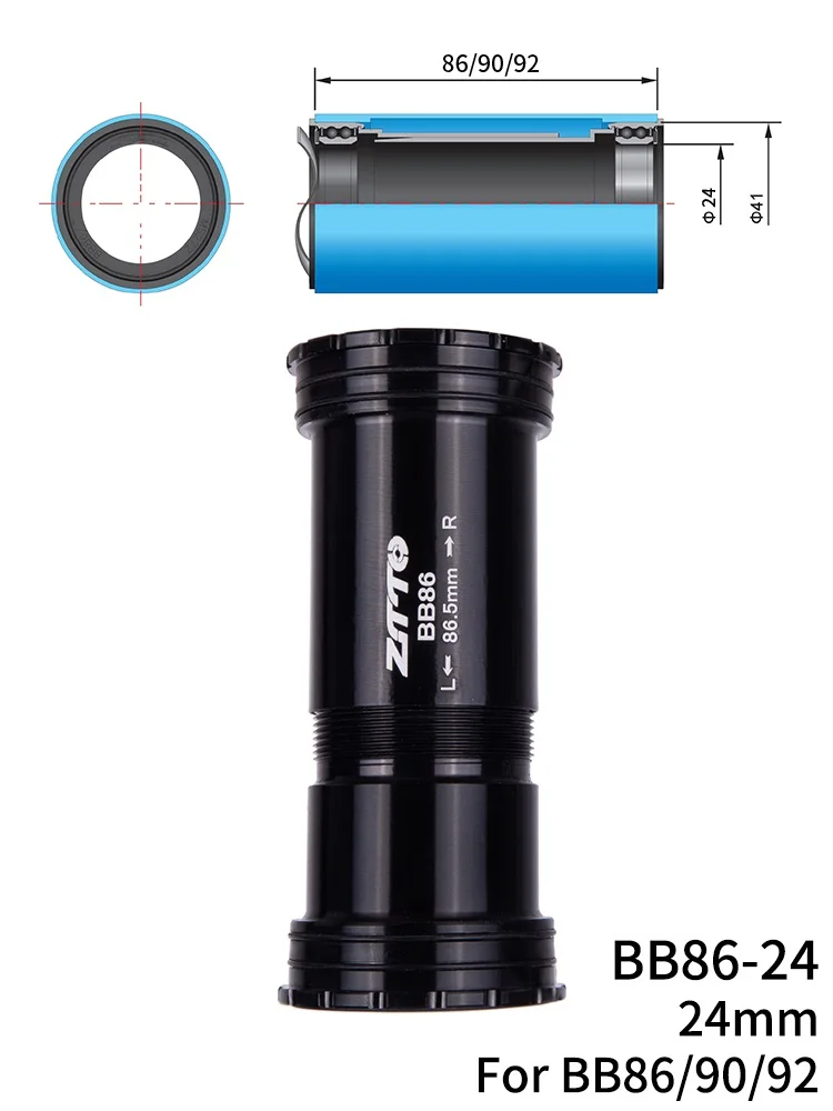 ZTTO BB86 24mm BB92 BB90 Press Fit Bicycle Bottom Brackets Thread lock MTB Mountain Road Bike For Parts 24mm Crankset chainset
ZTTO BB86 24mm BB92 BB90 Press Fit Bicycle Bottom Brackets Thread lock MTB Mountain Road Bike For Parts 24mm Crankset chainset
