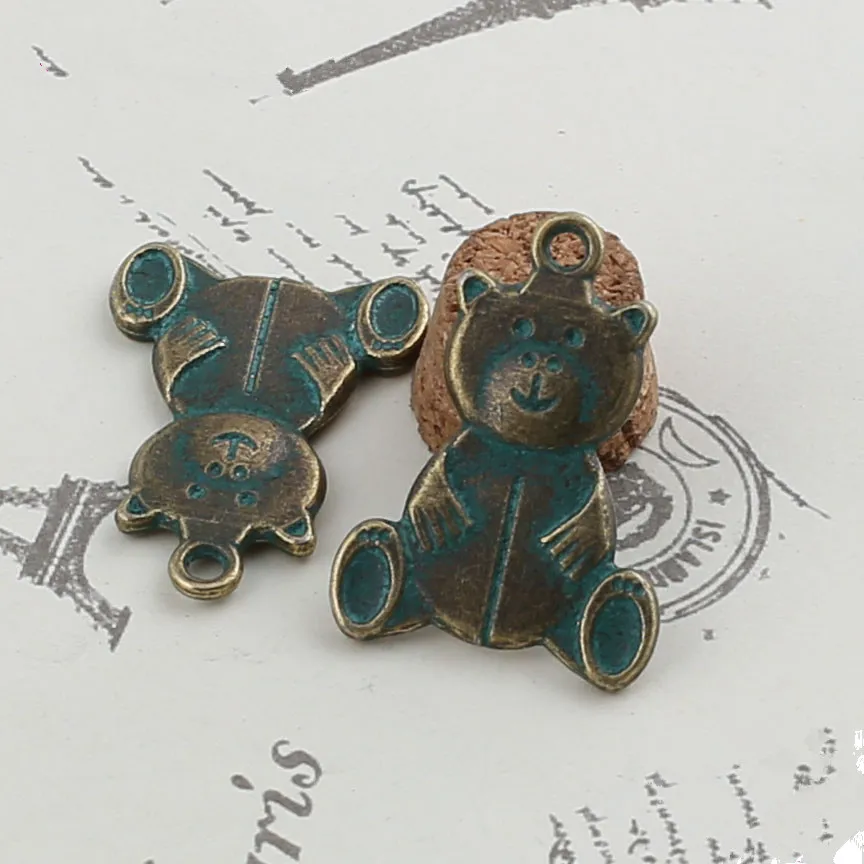 50pcs Vintage Bear Charms For Making Necklace/Bracelet/Earring/Bag/Key Chain Decorations Fashion DIY Jewelry Accessories
50pcs Vintage Bear Charms For Making Necklace/Bracelet/Earring/Bag/Key Chain Decorations Fashion DIY Jewelry Accessories