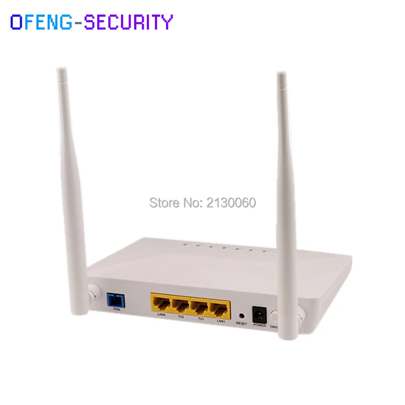 GPON ONU RL804GW маршрутизатор с 1GE + 3FE 11n 2*2 2 x внешние антенны 5DBI | Безопасность и защита