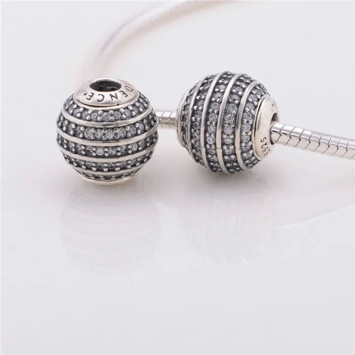 Подходит для браслетов Pandora Essence серебряные бусины оригинал 100% 925 пробы подвески