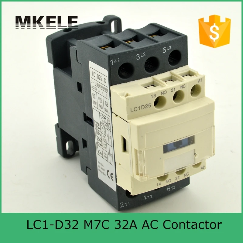 LC1-D32 M7C 36 В катушка контактор переменного тока 24 220 с серебряными контактами LC1D32M7C