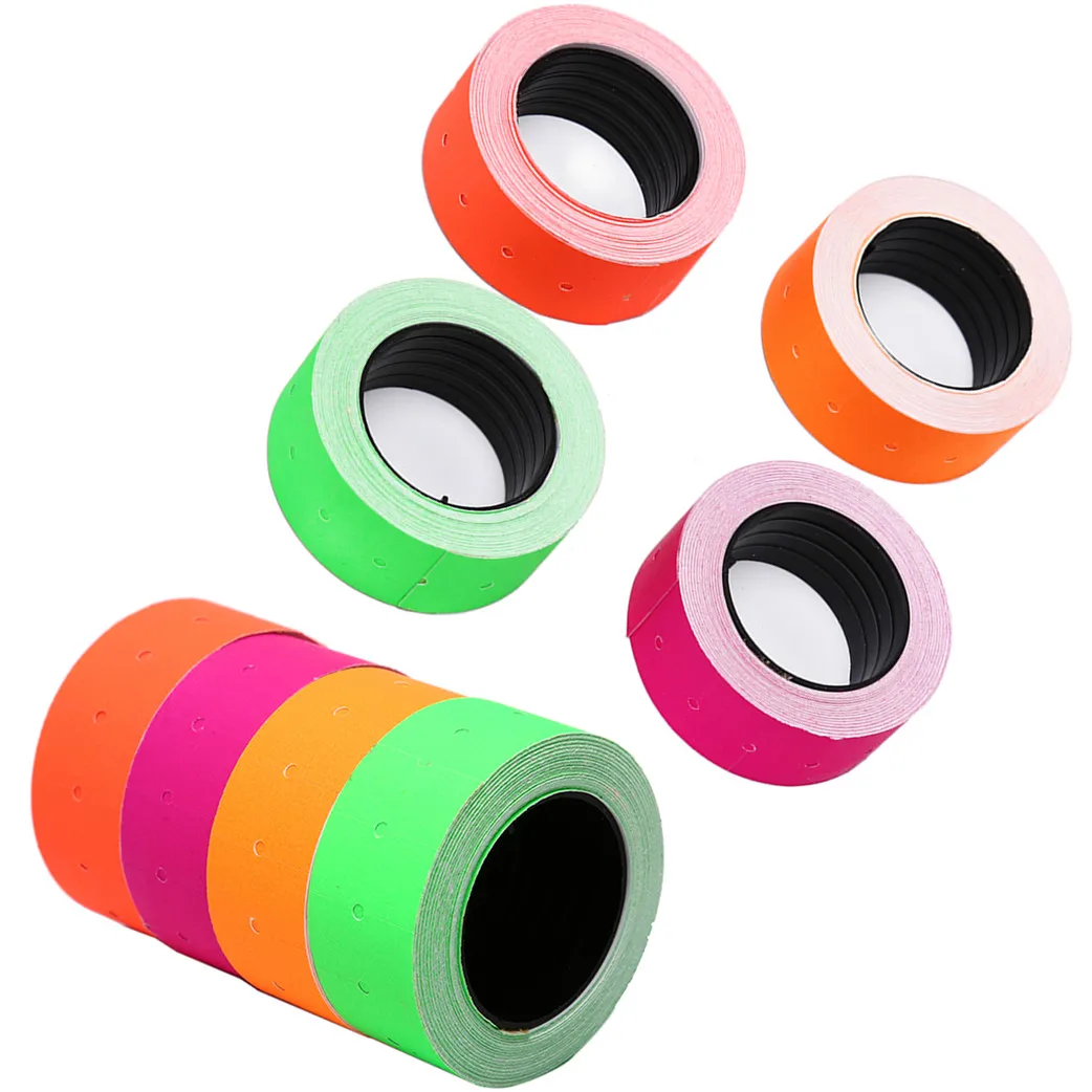 1Roll/500Pcs Colorful Paper Adhesive Price Tag For MX-5500 Price Tag Gun Sticker Jewelry Price Tag Label Mark
1Roll/500Pcs Colorful Paper Adhesive Price Tag For MX-5500 Price Tag Gun Sticker Jewelry Price Tag Label Mark